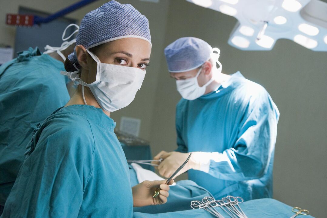 In einigen Fällen erfordert eine Stagnation der Prostata eine Operation